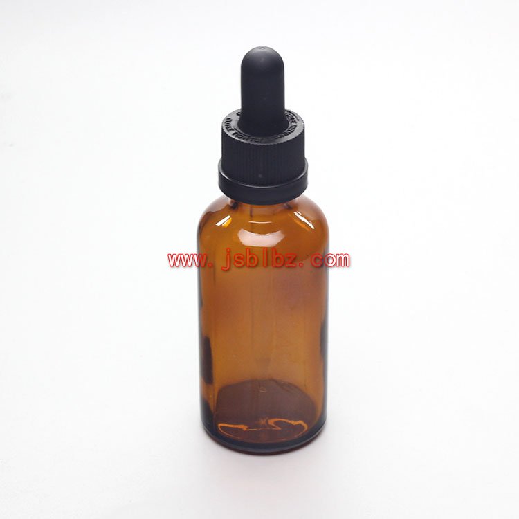 50ml精油瓶玻璃瓶帶壓旋滴管蓋廠(chǎng)家批發(fā)