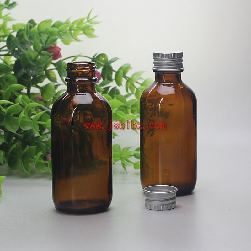 60ml鈉鈣玻璃瓶食品級(jí)藥用玻璃瓶波斯頓瓶口服液